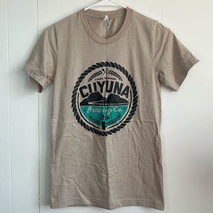 Brewery Teeshirt Tan Bella Canvas Women’s Size XS EUC Cuyuna Brewery